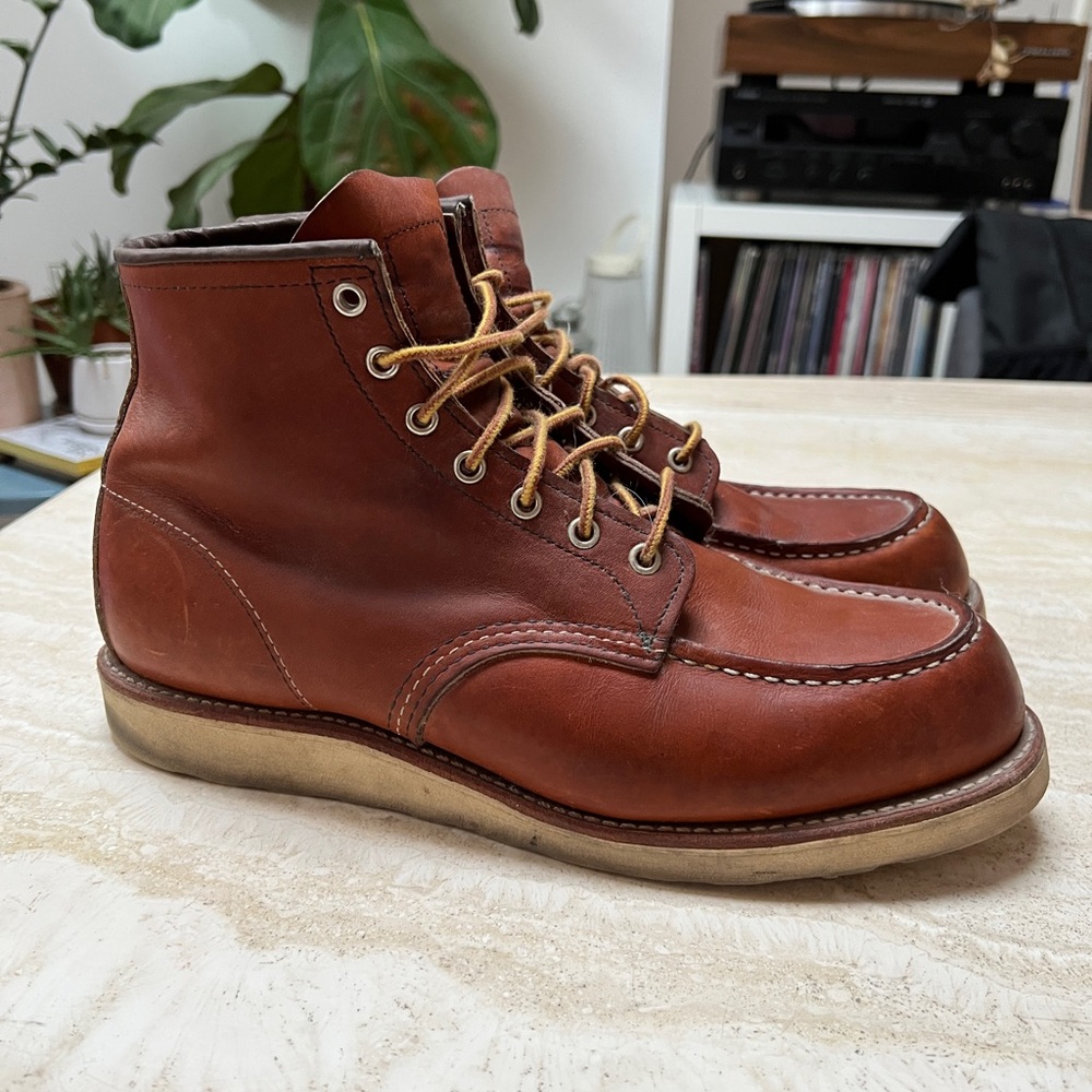 Red Wing 6” Moc Toe Boots - sz 11.5